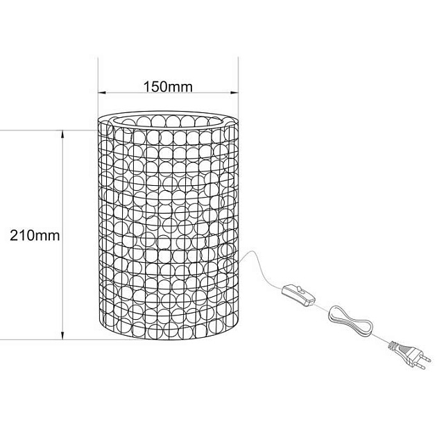 Настольная лампа Lucide Extravaganza Marbelous 78597/01/60 Фото № 2