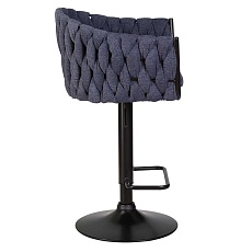 Стул барный DOBRIN LEON (синяя ткань (LAR-275-29)) 9690-LM LEON 2