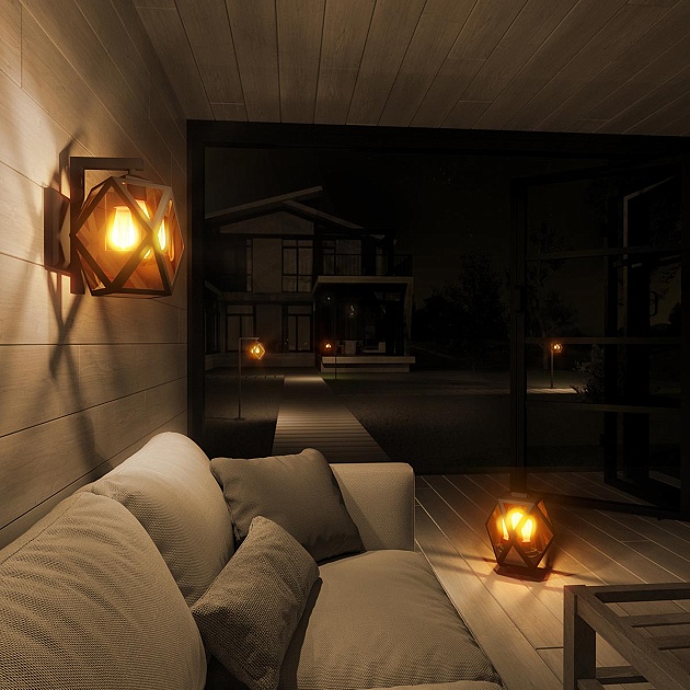 Уличный светильник Elektrostandard Ambra 35133/S черный a056234 Фото № 6