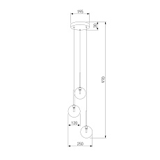 Подвесная люстра TK Lighting 5942 Nilos 1
