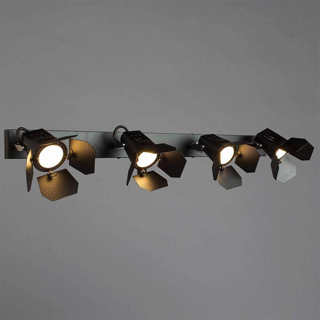 Спот Arte Lamp Cinema A3092PL-4BK Фото № 3