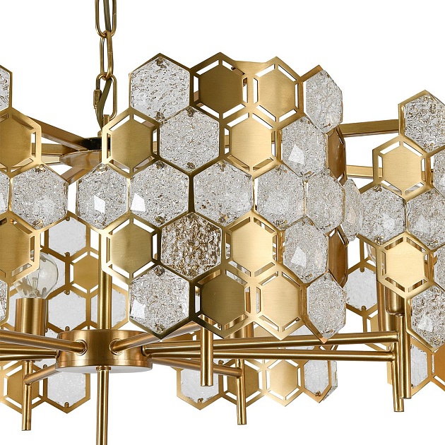 Подвесная люстра Indigo Delizia 12047/8P Brass V000572 Фото № 2