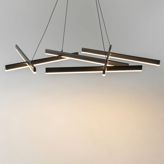 Подвесной светодиодный светильник Maytoni Line MOD016PL-L80BK изображение 6 Подвесной светодиодный светильник Maytoni Line MOD016PL-L80BK Фото № 6