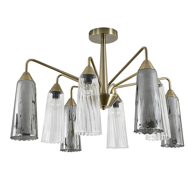 Потолочная люстра Indigo Campana 13028/8R Brass V000510 Фото № 1