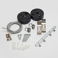 Светильник светодиодный линейный Feron AL4020 IP20 18W 6500К, рассеиватель матовый в алюминиевом корпусе, черный 590*70*55мм серия MattLine 51468 1