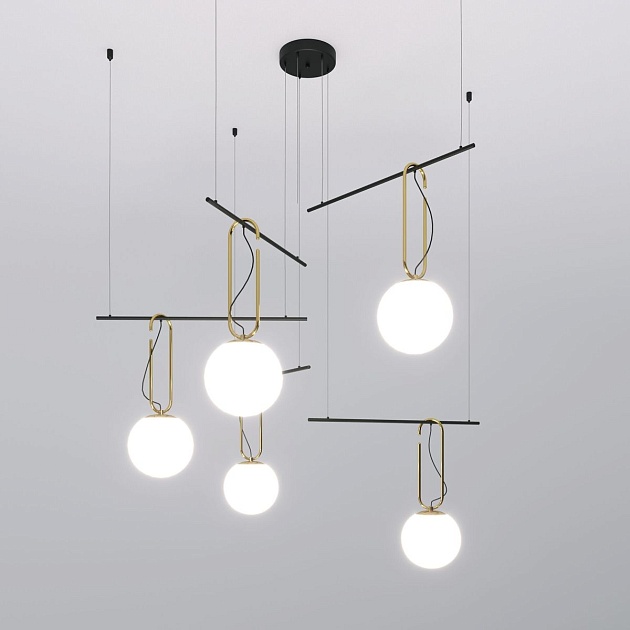 Подвесная люстра Eurosvet Riche 70143/5 черный изображение 1 Подвесная люстра Eurosvet Riche 70143/5 черный Фото № 1