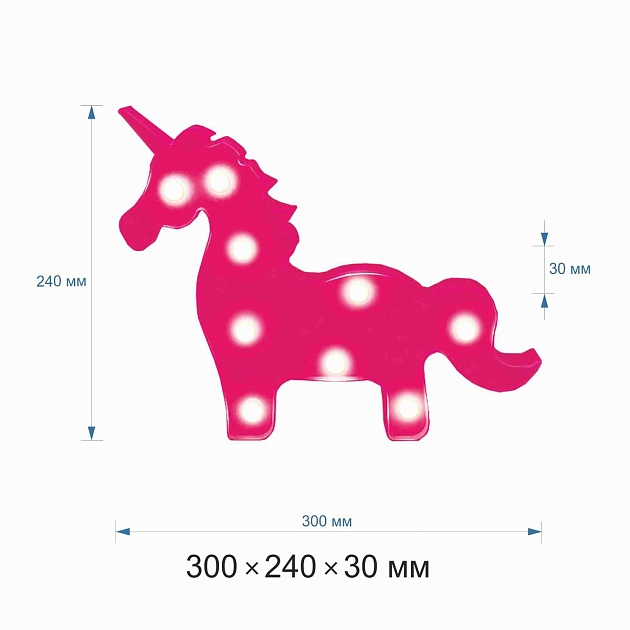 Настольная лампа Apeyron Единорог 12-25 Фото № 10