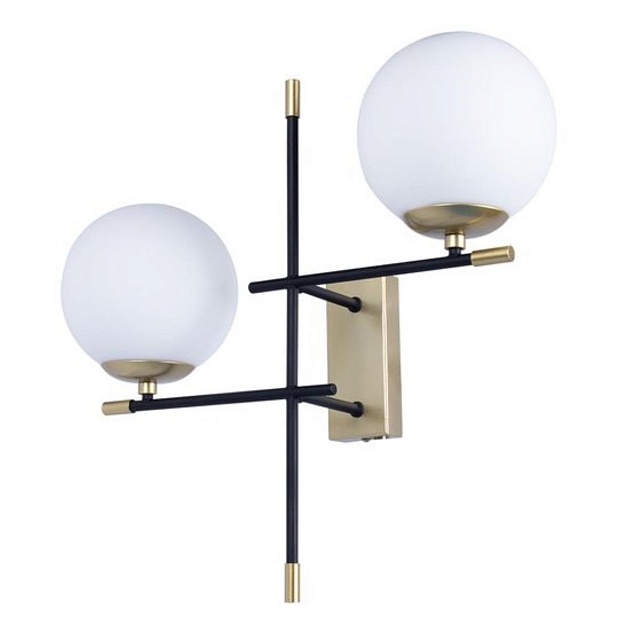 Бра Arte Lamp Arkab A2225AP-2BK Фото № 1
