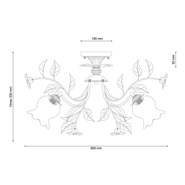 Потолочная люстра Lucia Tucci Fiori Di Rose 114.8 Фото № 2