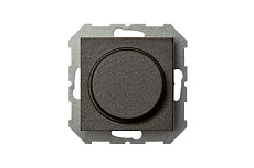 Диммер поворотно-нажимной Liregus Epsilon антрацит 28-1111 3