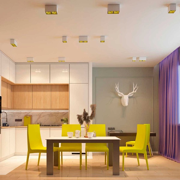 Потолочный светодиодный светильник Novotech Over Recte 358488 Фото № 3