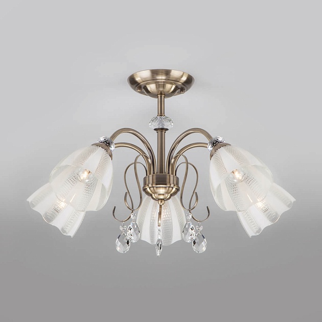 Потолочный светильник Eurosvet 30155/5 античная бронза изображение 1 Потолочный светильник Eurosvet 30155/5 античная бронза Фото № 1