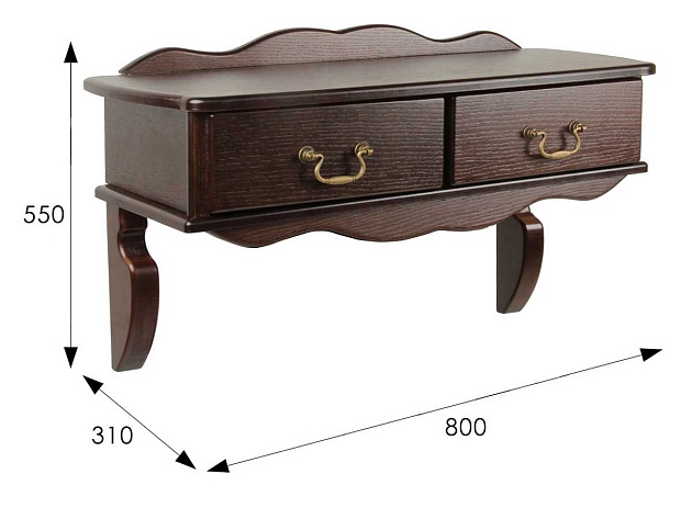 Консоль Мебелик Берже 20 002345 изображение 2 Консоль Мебелик Берже 20 002345 Фото № 2