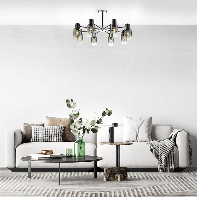 Потолочная люстра Escada Diversity 2120/8P Black Фото № 6