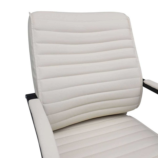 Офисный стул AksHome Augusto кремовый + черный 87591 Фото № 2