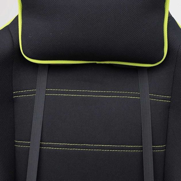 Игровое кресло AksHome Infiniti зеленый + черный, ткань 83804 Фото № 4