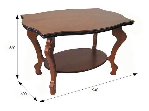 Журнальный стол Мебелик Берже 1 000190 Фото № 3