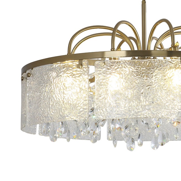 Подвесная люстра Indigo Prosecco 12033/8P Brass V000378 изображение 3 Подвесная люстра Indigo Prosecco 12033/8P Brass V000378 Фото № 3