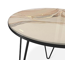 Журнальный стол Sheffilton SHT-CT27 дымчатый топаз/черный муар 4007482112 5