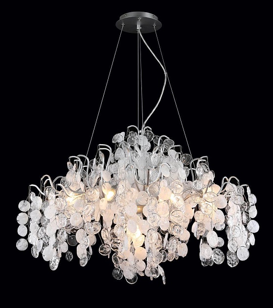 Подвесная люстра Crystal Lux Tenerife SP9 Silver Фото № 3