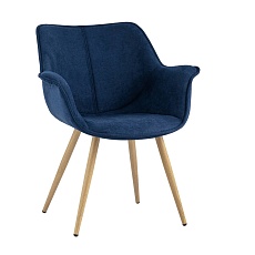 Кухонный стул Stool Group Джулиан синий c подлокотниками DC-1501 XH080-22