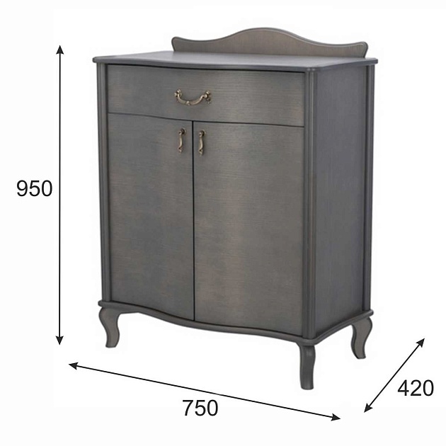 Комод Мебелик Джульетта 005974 изображение 3 Комод Мебелик Джульетта 005974 Фото № 3