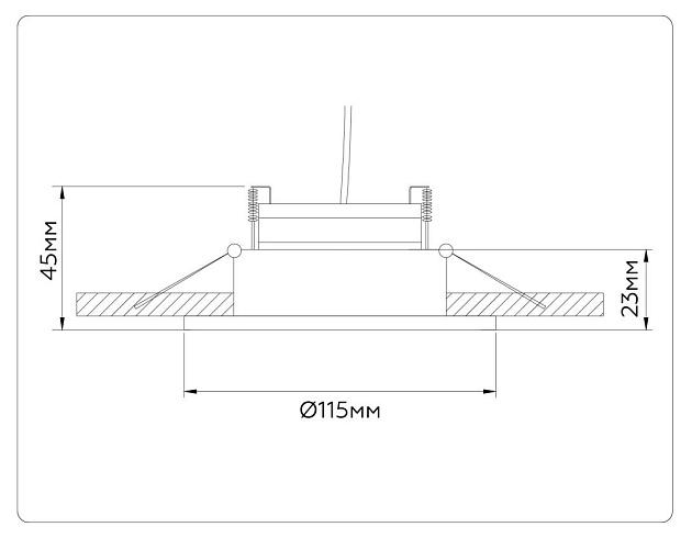 Встраиваемый светильник Ambrella light TECHNO SPOT TN51914 Фото № 2