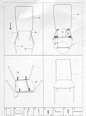 Кухонный стул Woodville Tod 15276 1