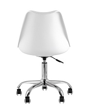 Офисный стул Stool Group BLOK пластиковый белый Y818 white 4