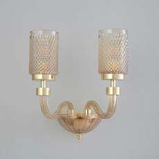 Бра Crystal Lux SILVESTRO AP2 AMBER 1