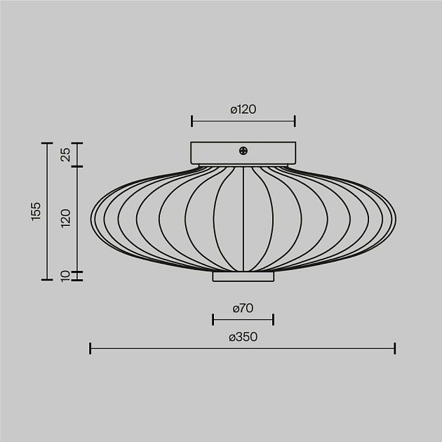 Настенный светодиодный светильник Maytoni Amulet MOD555WL-L8CH4K Фото № 3
