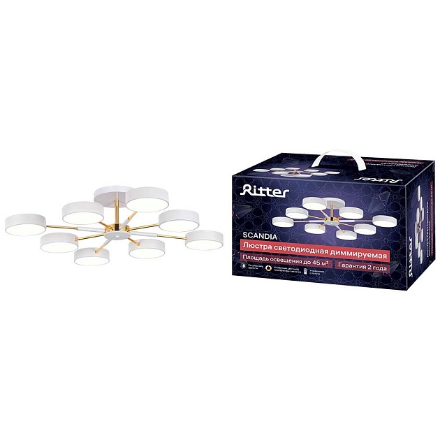 Потолочная люстра Ritter SCANDIA 51629 7 Фото № 1