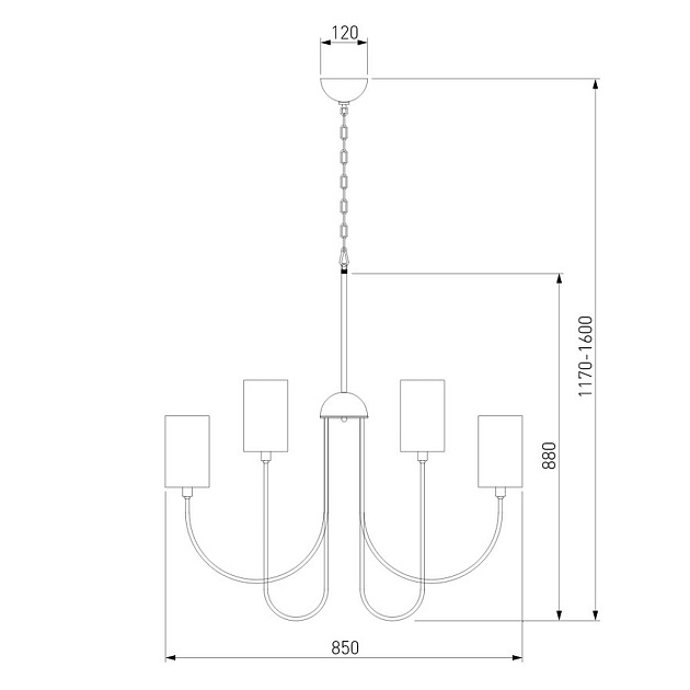 Подвесная люстра Eurosvet Abbey 60164/10 никель Smart изображение 2 Подвесная люстра Eurosvet Abbey 60164/10 никель Smart Фото № 2
