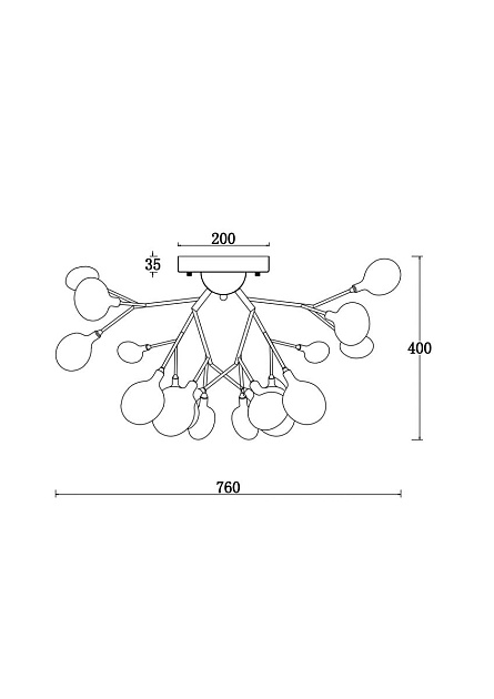 Потолочная люстра Freya Florencia FR5049CL-27W2 Фото № 2