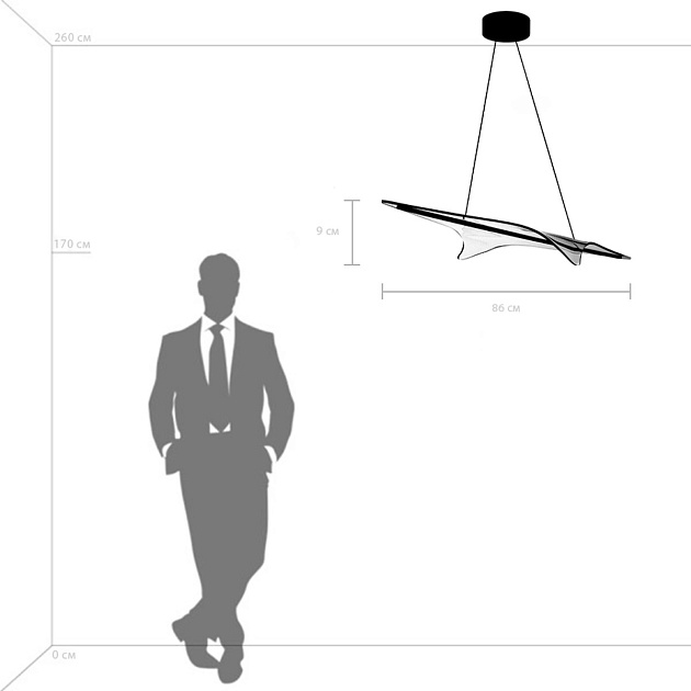 Подвесная светодиодная люстра Lightstar Varese 731313 Фото № 2