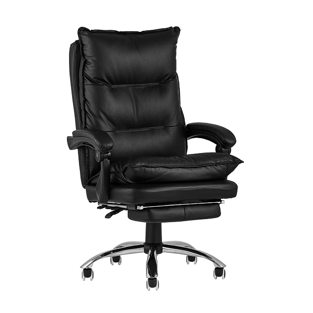 Кресло руководителя TopChairs Alpha черное D-401 black Фото № 1