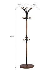 Напольная вешалка Мебелик Д 1 007449 2