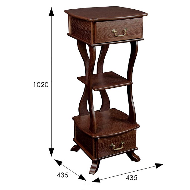 Подставка для цветов Мебелик Берже 14 000279 Фото № 3