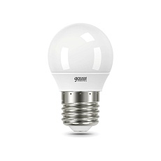 Лампа светодиодная Gauss E27 6W 4100K матовая 53226T 2
