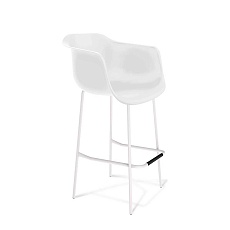 Барный стул Sheffilton SHT-ST31/S29 белый/белый муар 9309100002