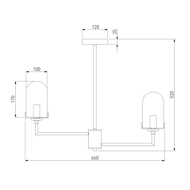 Подвесная люстра Eurosvet Pluto 60156/6 хром изображение 2 Подвесная люстра Eurosvet Pluto 60156/6 хром Фото № 2
