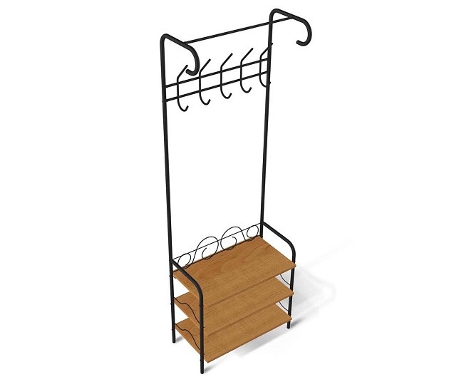 Гардеробная вешалка Sheffilton M-306 черный муар/бук 4030401901 изображение 5 Гардеробная вешалка Sheffilton M-306 черный муар/бук 4030401901 Фото № 5