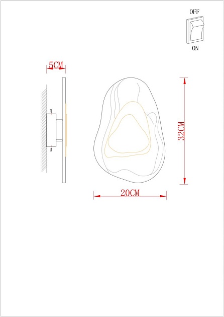 Настенный светодиодный светильник Arte Lamp Libertas A2096AP-5BK Фото № 2