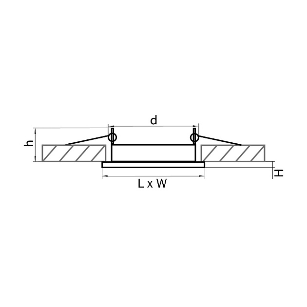 Встраиваемый светильник Lightstar Tensio 212127 Фото № 2