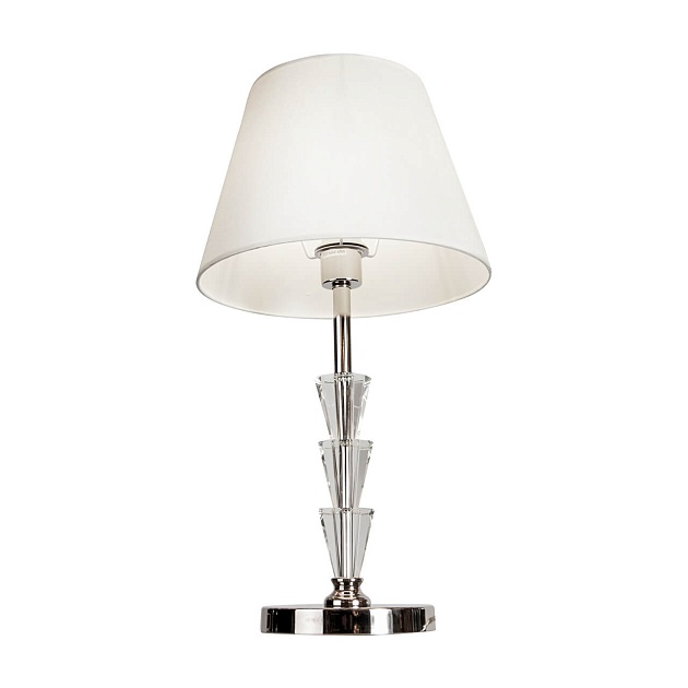 Настольная лампа iLamp Alesti T2424-1 Nickel изображение 3 Настольная лампа iLamp Alesti T2424-1 Nickel Фото № 3