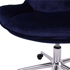 Поворотное кресло AksHome Lumier сапфировый, велюр 79742 4