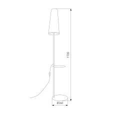 Торшер TK Lighting 5959 Zing 2