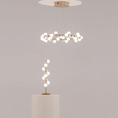 Подвесная светодиодная люстра Maytoni Tessara MOD081PL-L50G3K 1