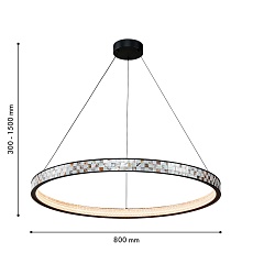 Подвесная светодиодная люстра Favourite Shelty 4704-8P 1