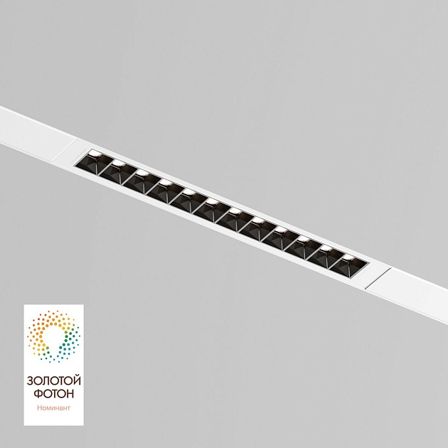 Трековый светодиодный светильник Denkirs Smart Grill DK8001-WB Фото № 1